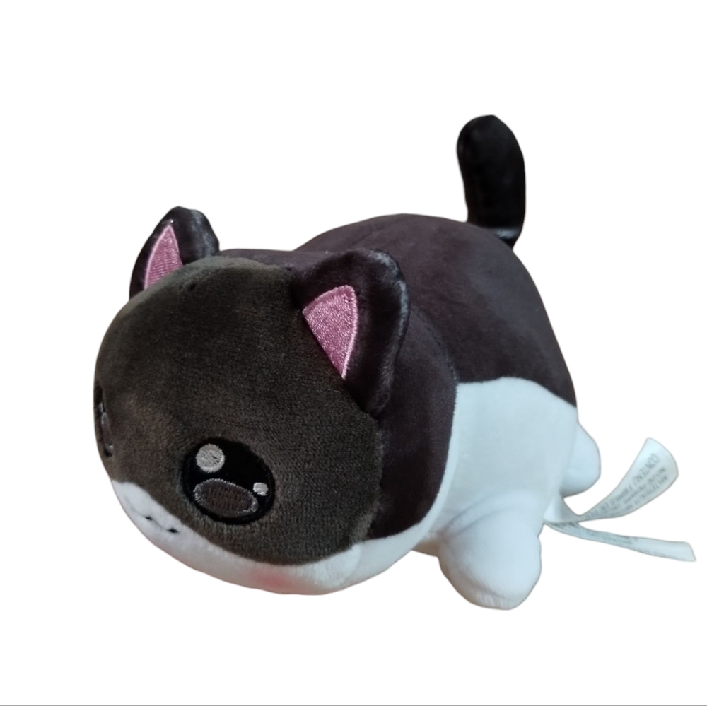 Aphmau Meemeows Mystery Plush Toy Litter Series 1  Johnny Cat - 6” Brown White